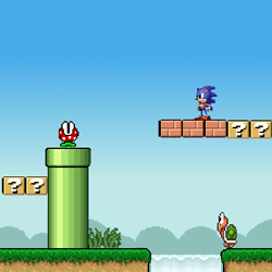  Sonic Lost in Mario World 